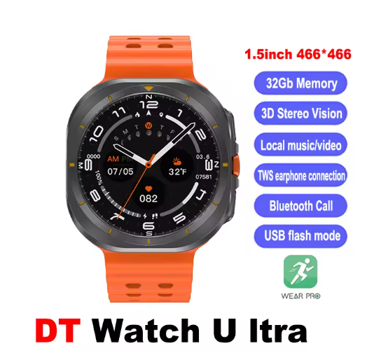 ساعة ذكية رياضية Ultra – تصميم فاخر وأداء احترافي - الصورة 4