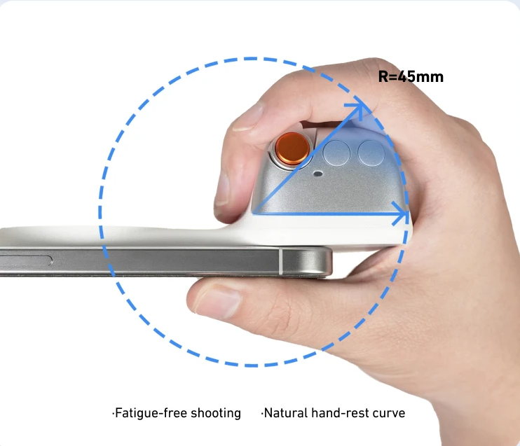 كاميرا الهاتف المغناطيسية من TELESIN تلتقط قبضة اليد, مقبض بلوتوث للتحكم عن بعد - الصورة 3