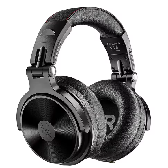 Oneodio Pro C سماعة لاسلكية تعمل بالبلوتوث 5.2 سماعات فوق الأذن مع ميكروفون صوت عالي الدقة سماعة رأس سلكية ولاسلكية وقت تشغيل 110 ساعة AAC