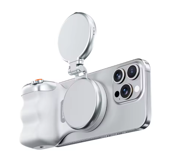 كاميرا الهاتف المغناطيسية من TELESIN تلتقط قبضة اليد, مقبض بلوتوث للتحكم عن بعد